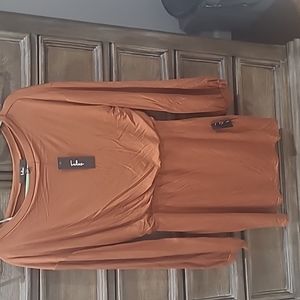 Rust fall dress